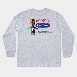 Eddie's Pest Control Kids Long Sleeve T-Shirt